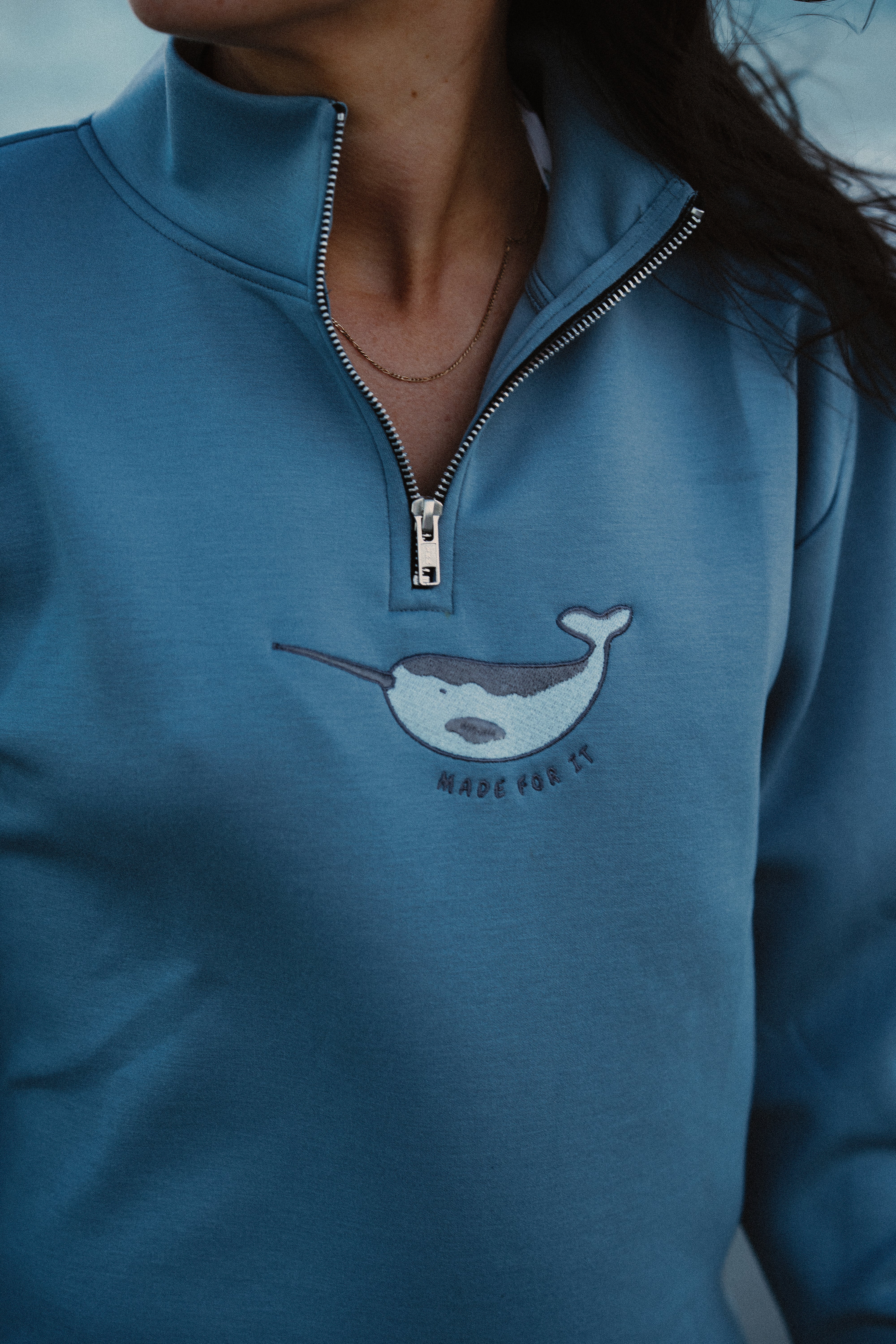 Narwhal Quarter Zip