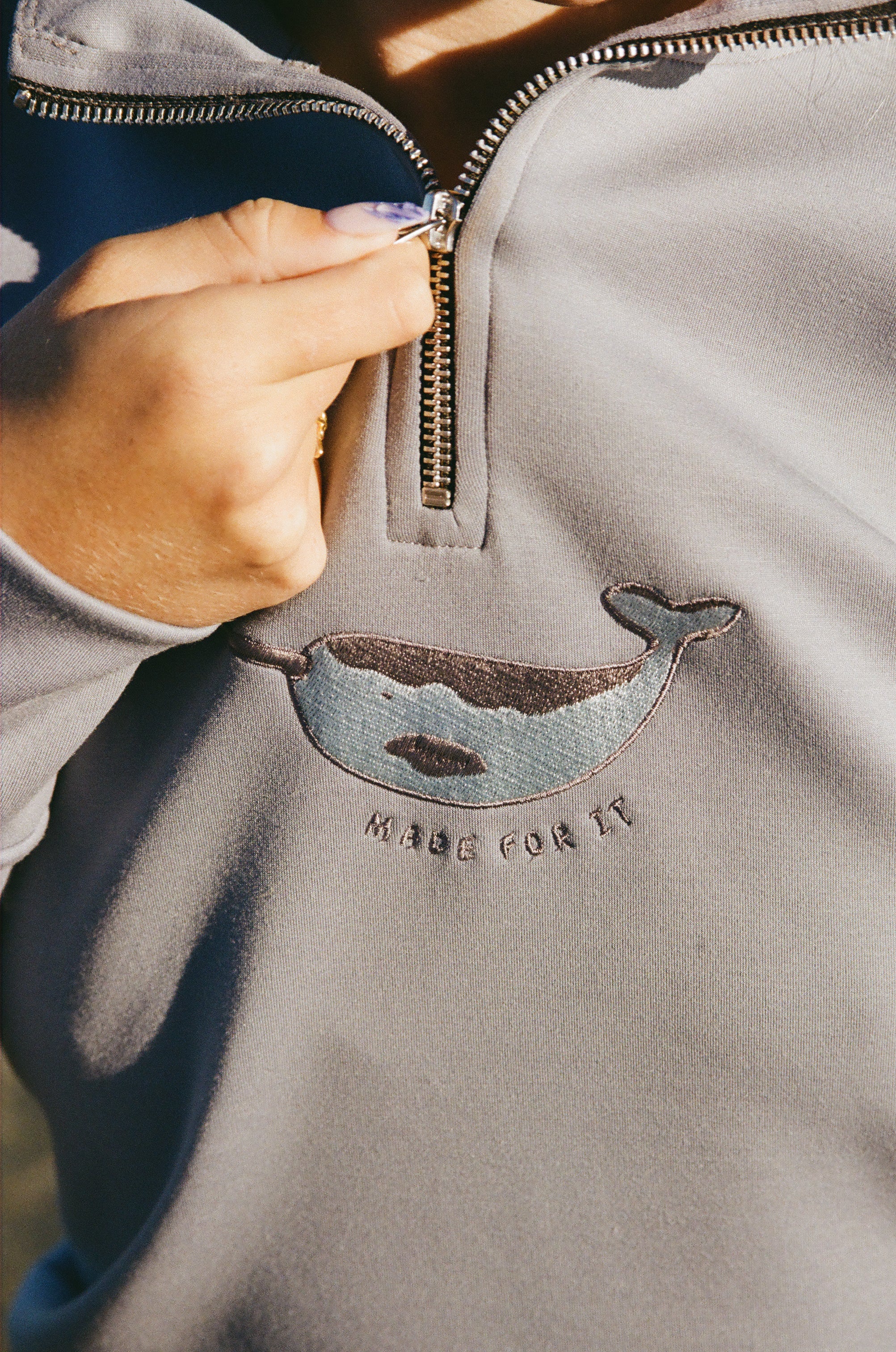 Narwhal Quarter Zip