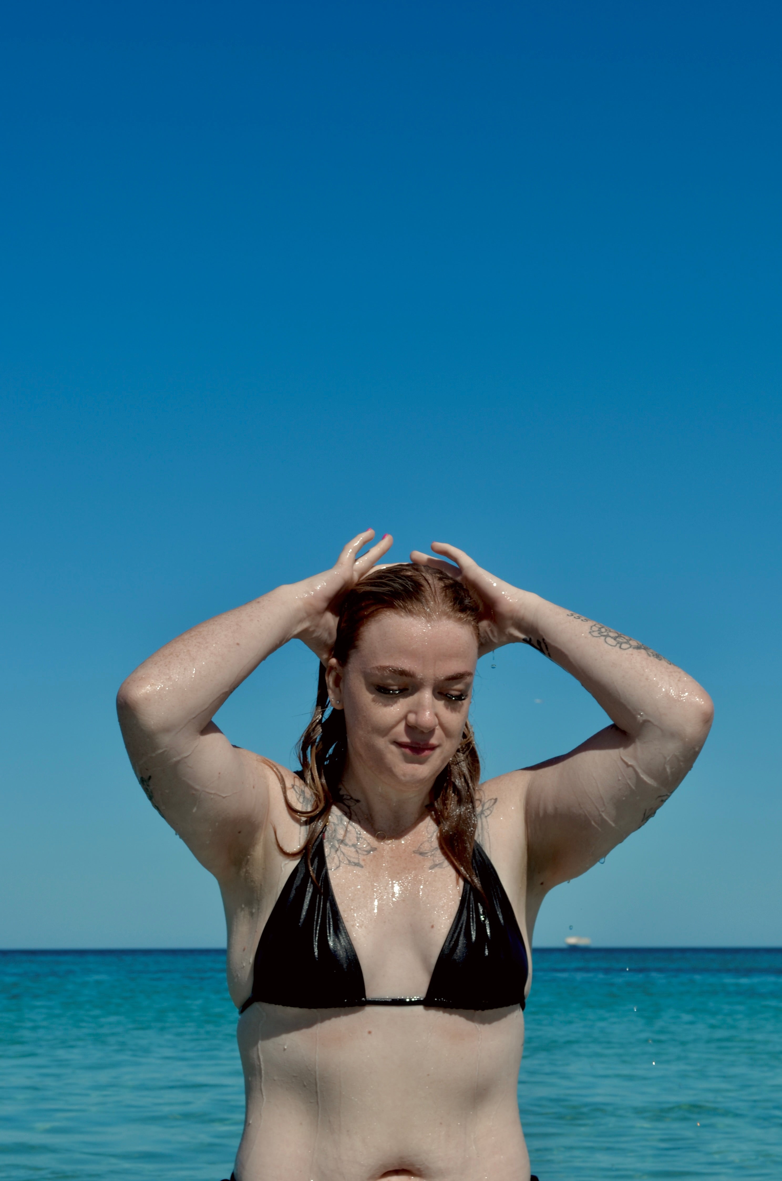 She Bites Tie Top